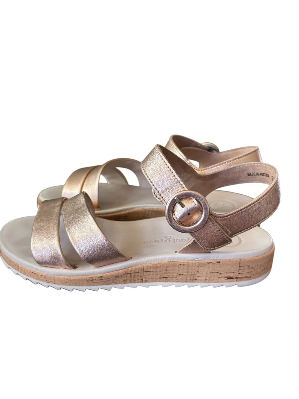 Paul Green Teegan Rosato Nappa Metallic Sandal Size 10 (UK 7.5)